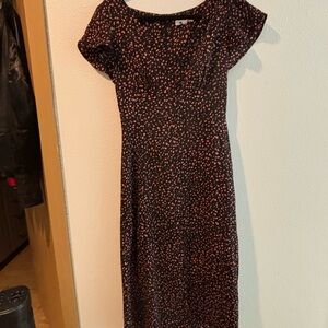 Midi Flutter Sleeve Dress perfect for date night